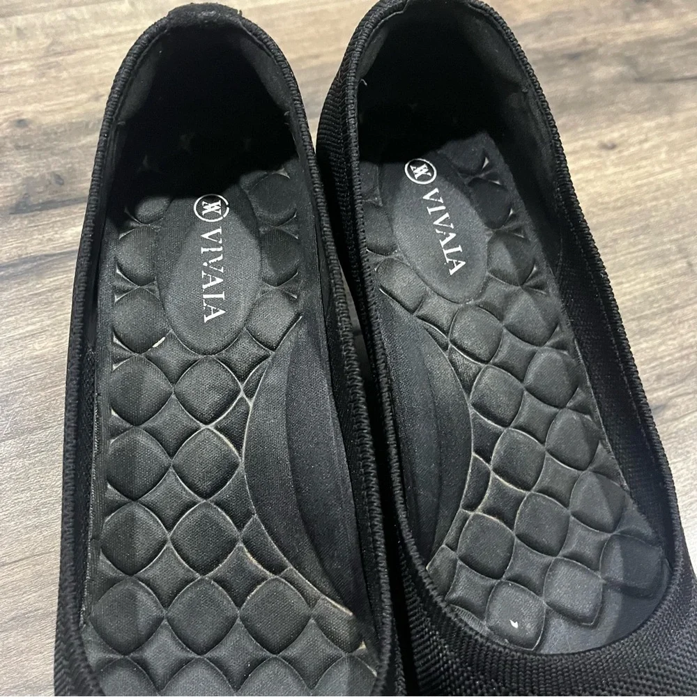 Vivaia Aria Wedge Pro Women's Pointed Toe Wedge Black Shoes EUR 41 US 10/10.5